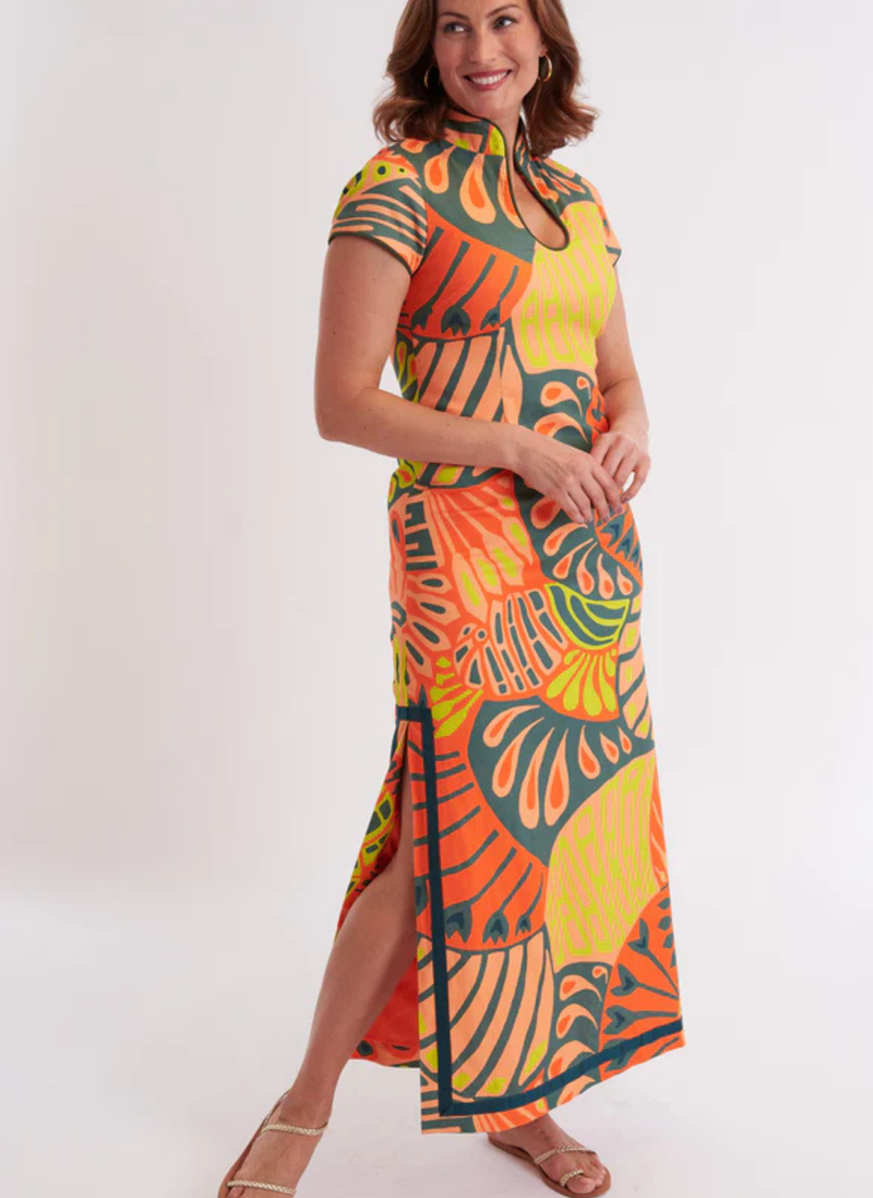 Tarpon Dress- Paddle Pumpkin