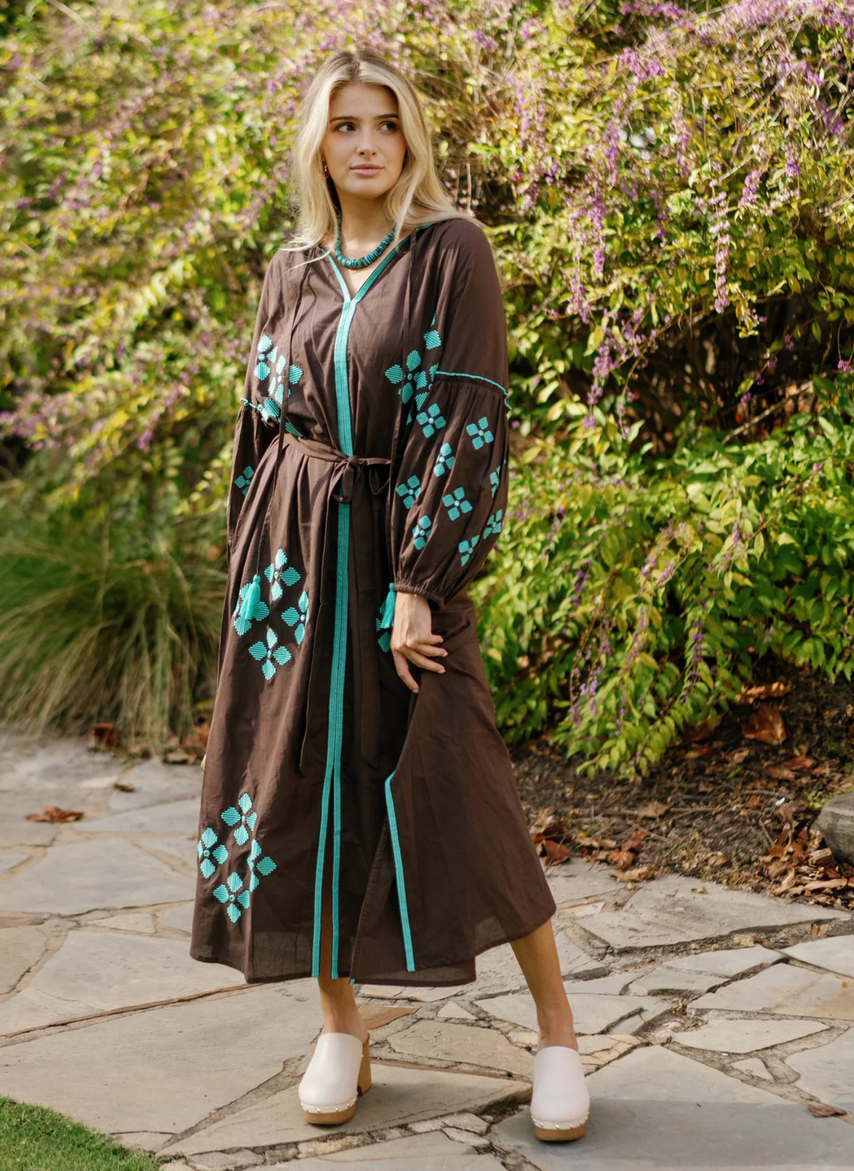 Brown is the New Black Midi Dress