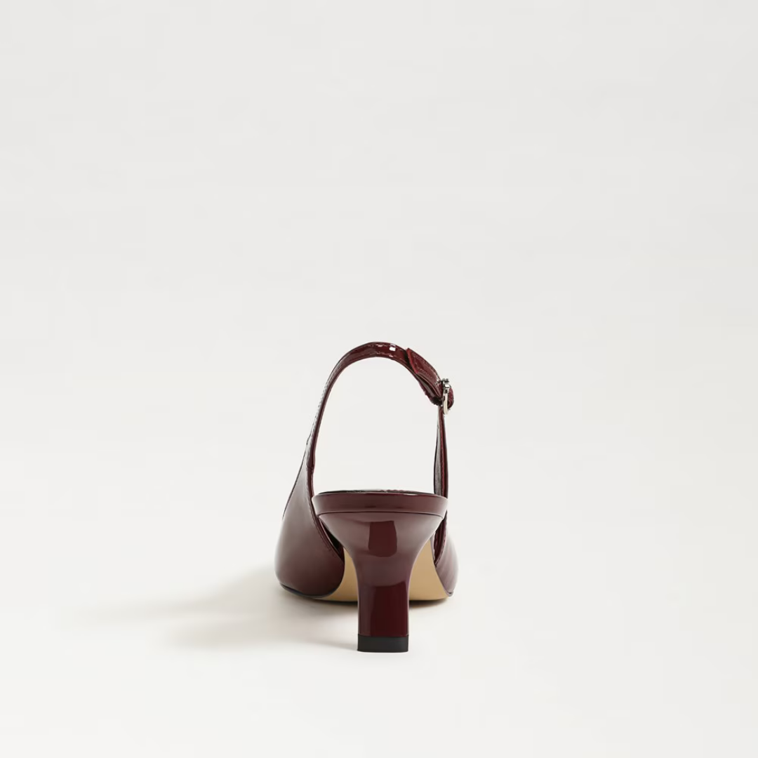 Bianka Patent Pump- French Merlot