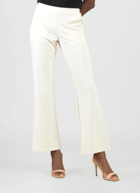 Rayon-Ponte Loose Leg Pocket Pant