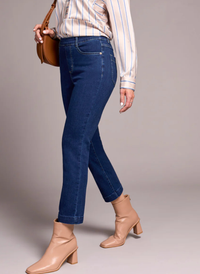 Pull-On Crop Straight Crop Denim