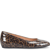 Poppy Hidden Wedge Ballet Flat - Leopard
