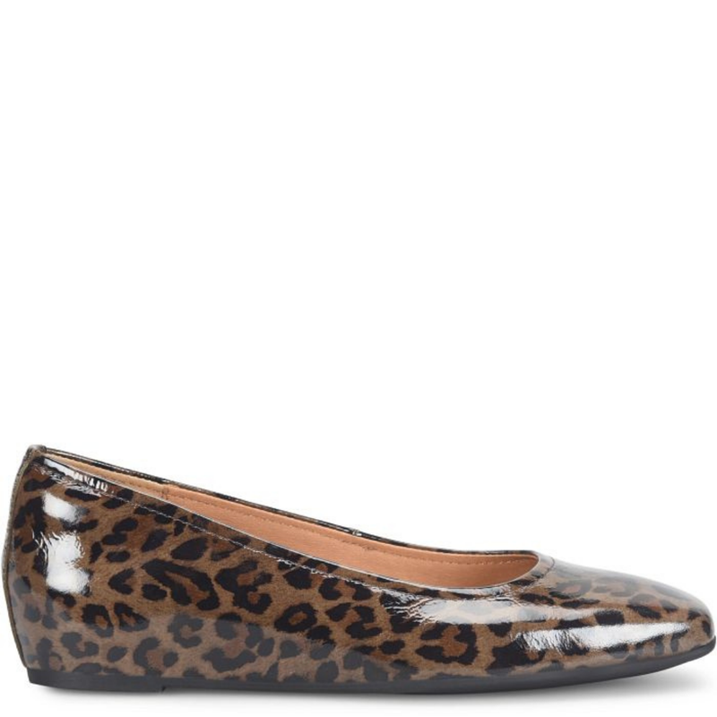 Poppy Hidden Wedge Ballet Flat - Leopard