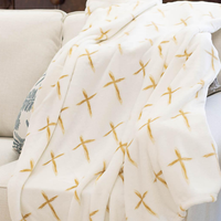 La Croix Cross Throw Blanket