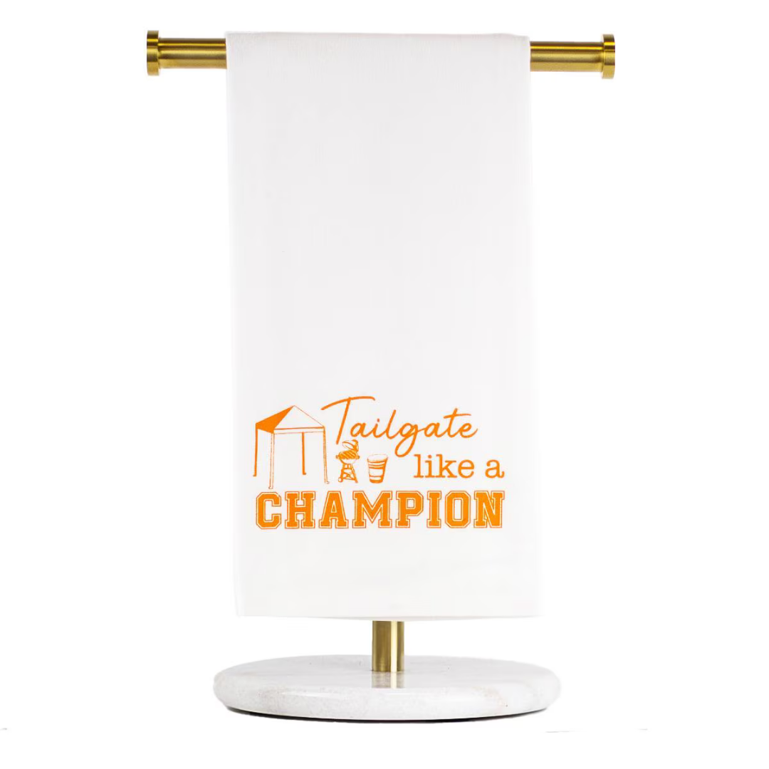 Tailgate Like a Champion Hand Towel