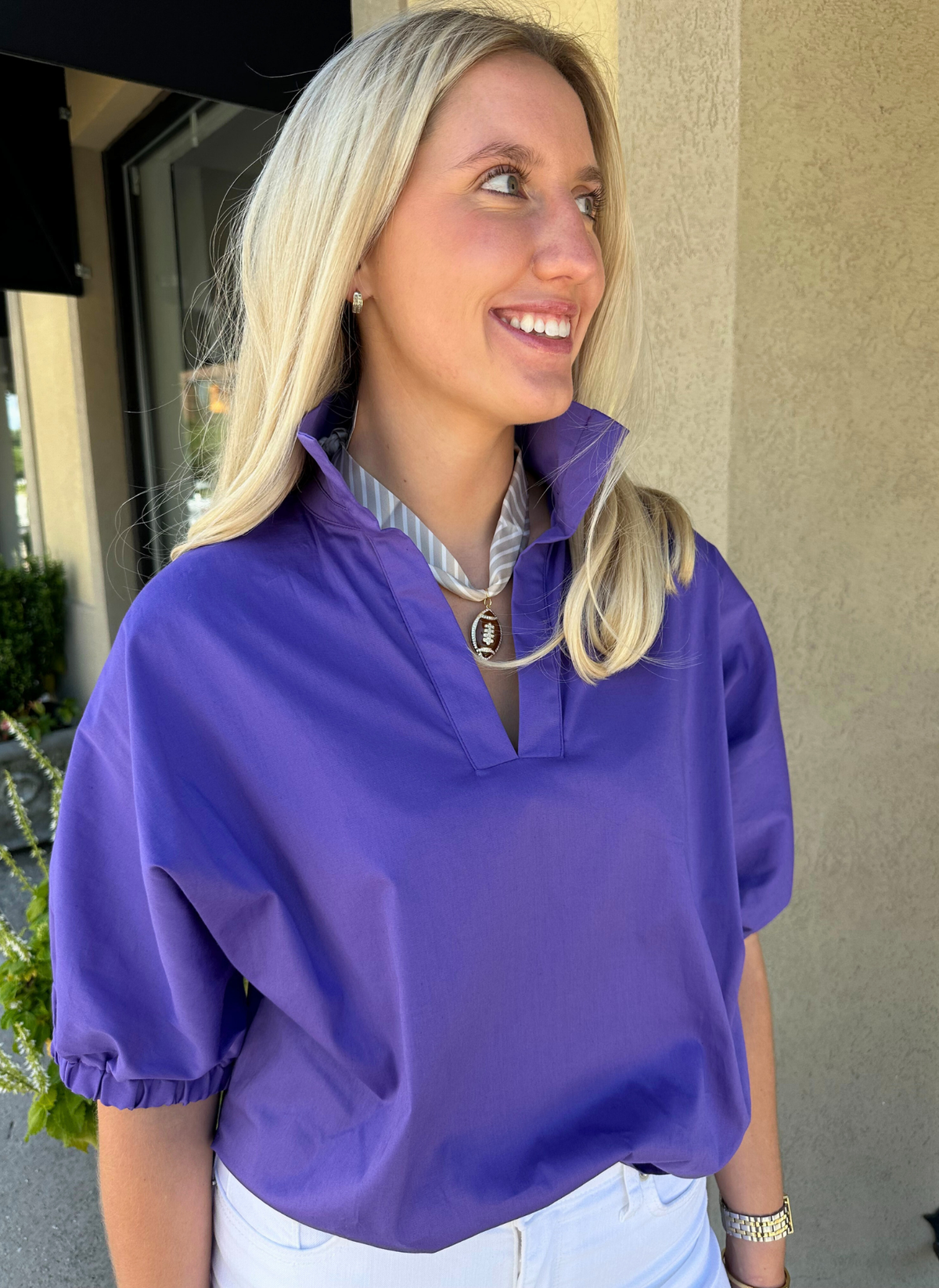 Sloan Top- Purple