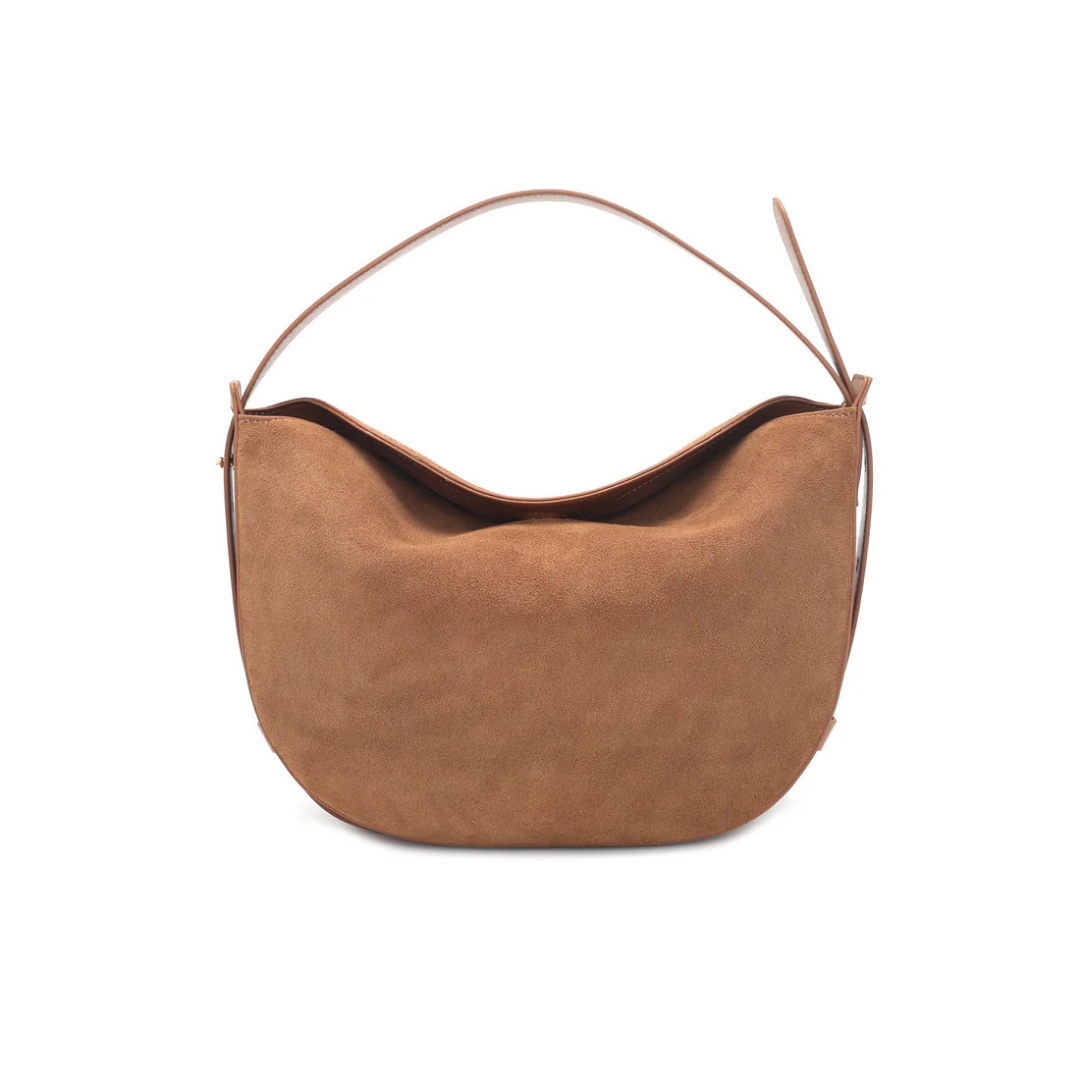 Sofia Genuine Suede Hobo Bag