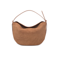 Sofia Genuine Suede Hobo Bag
