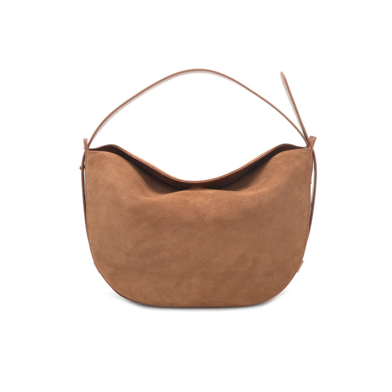 Sofia Genuine Suede Hobo Bag