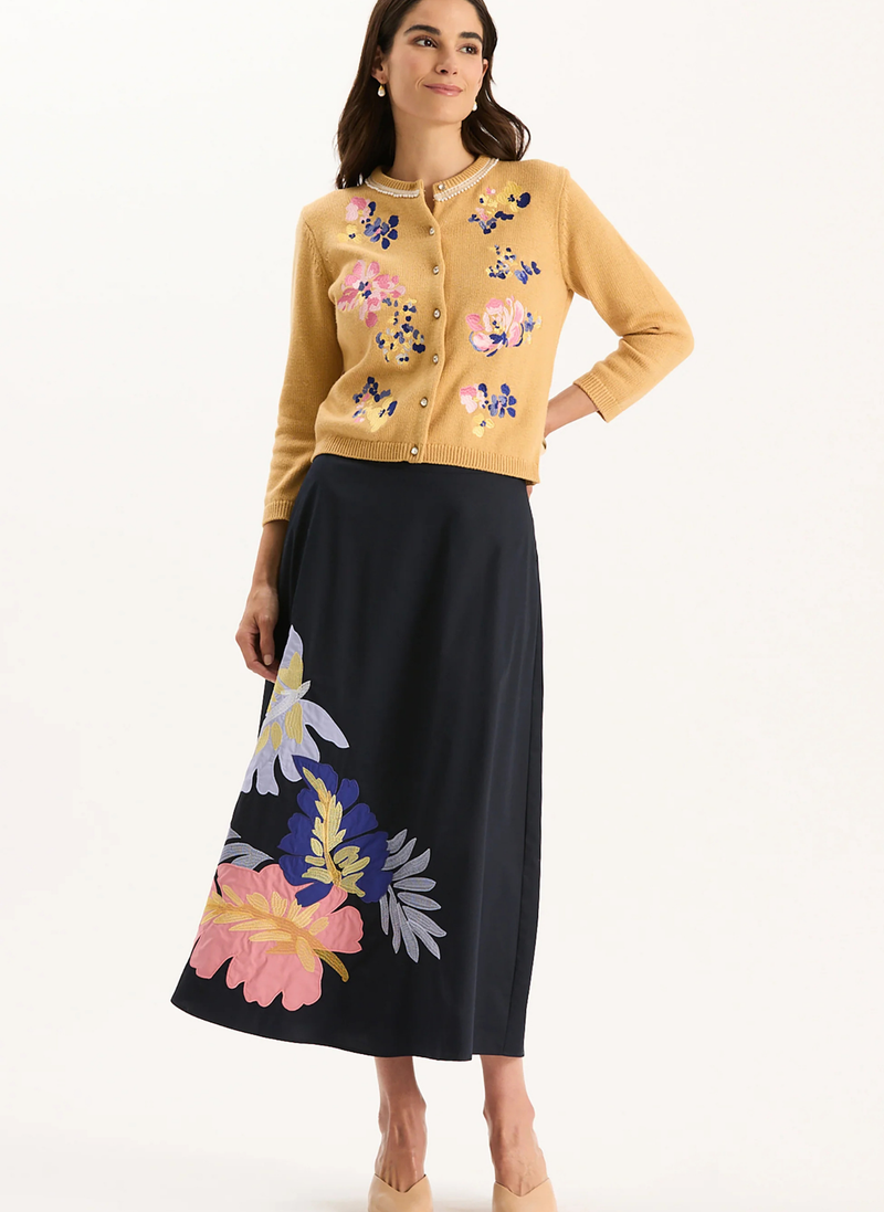 Flora Embroidered Cardigan