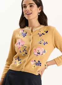 Flora Embroidered Cardigan
