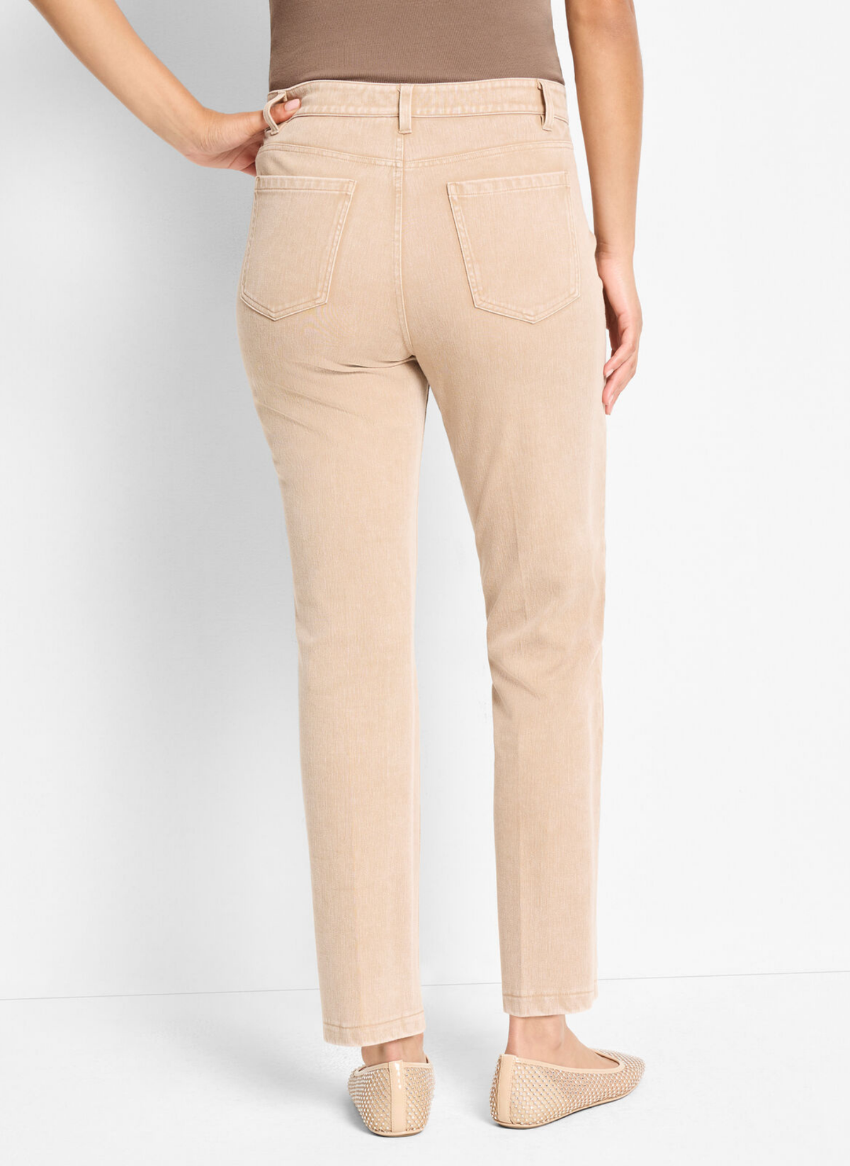 Recess Straight Knit Ankle Jeans