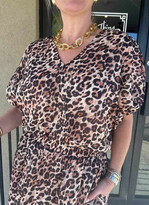 Lisa Leopard Skirt Set