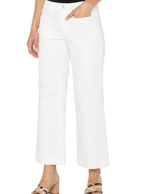 Crop Wide Leg Corduroy with Pockets