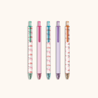 5 Piece Soft-Touch Gel Pen Set