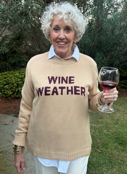 Wine Weather Knit Sweater