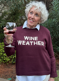 Wine Weather Knit Sweater