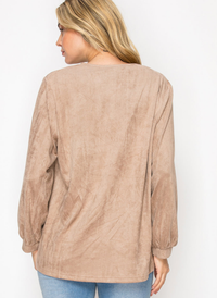 Adam Suede Top
