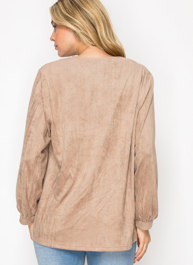 Adam Suede Top