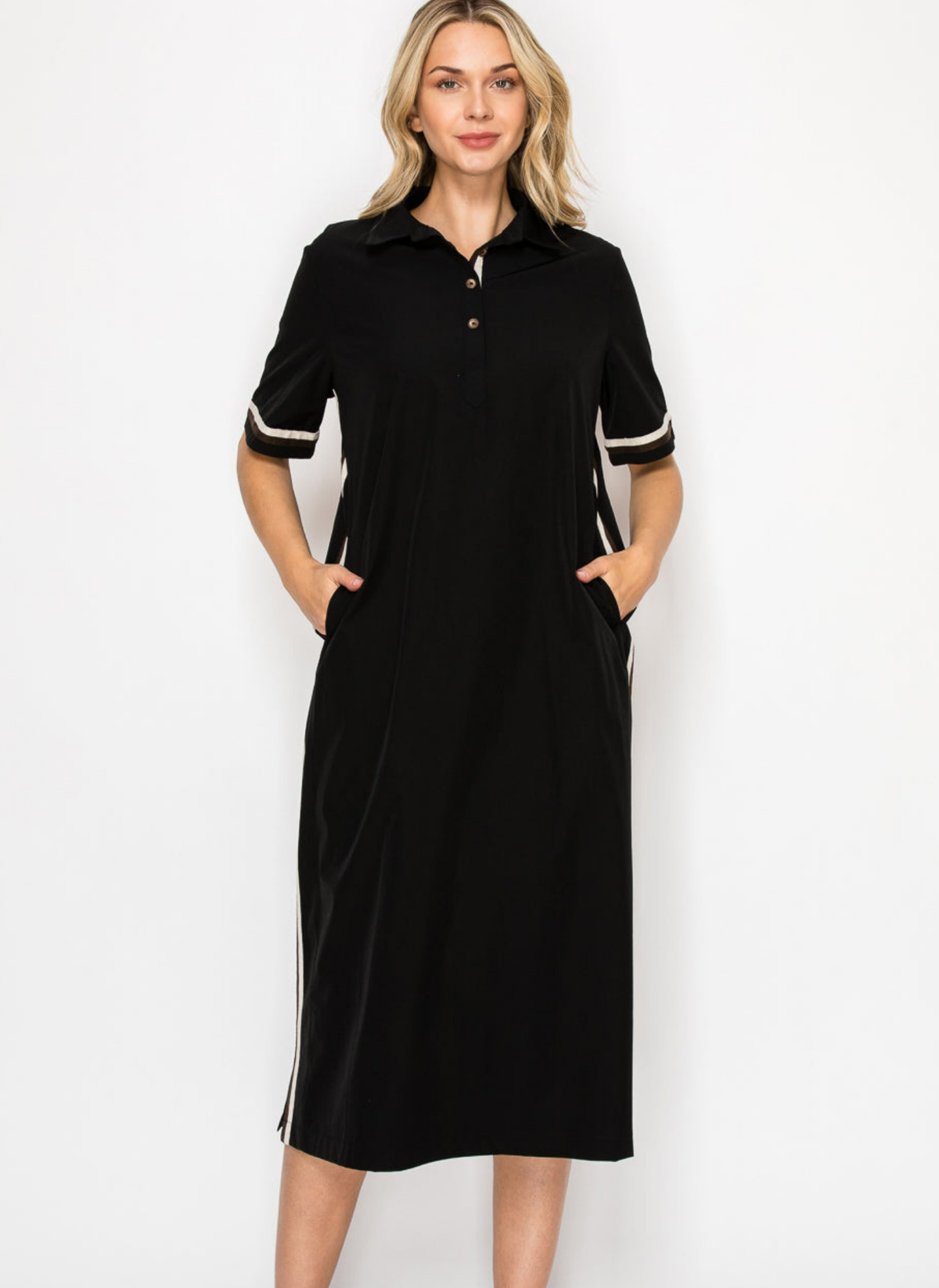 Juni Stripe Shirt Dress
