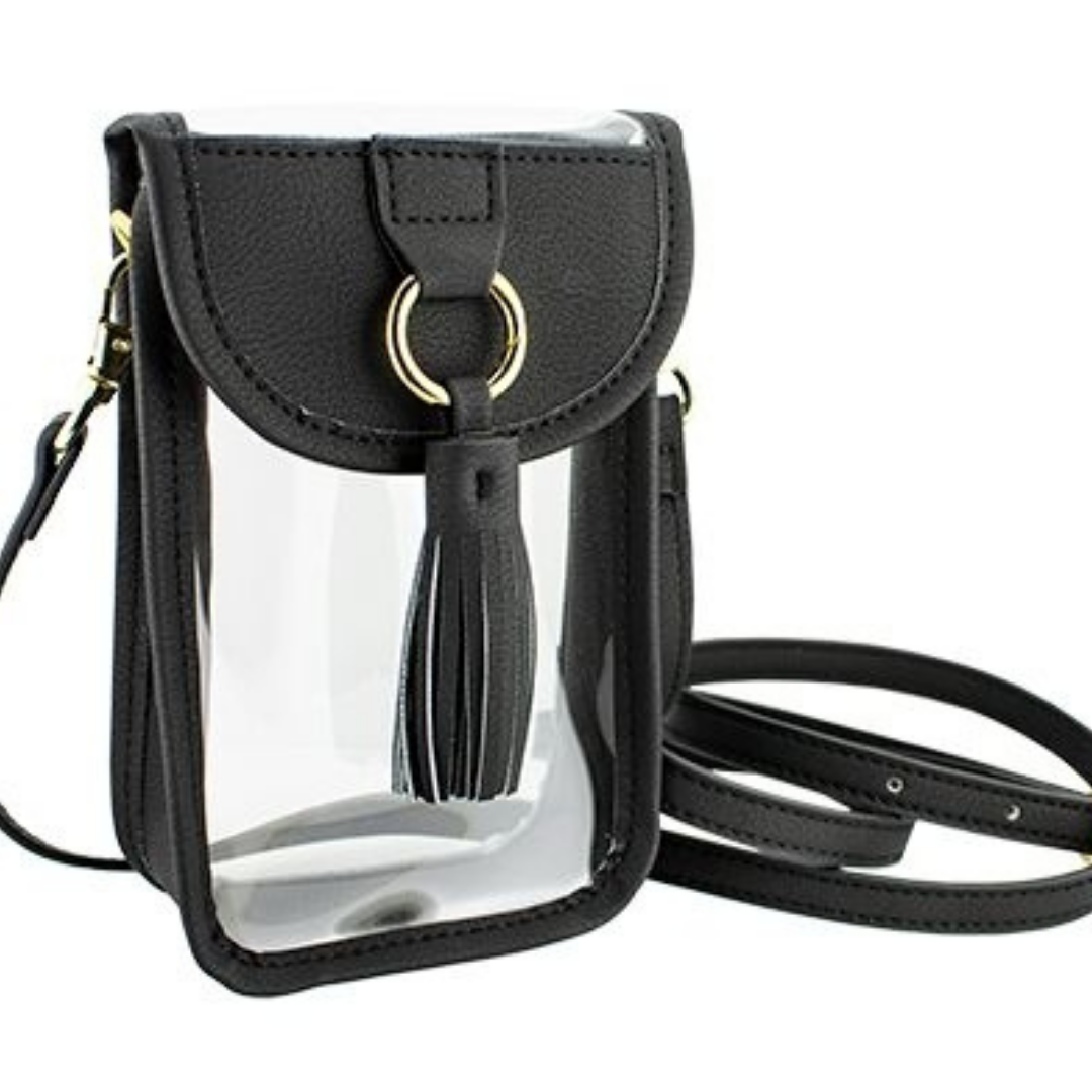 Clear Cell Phone Crossbody Bag