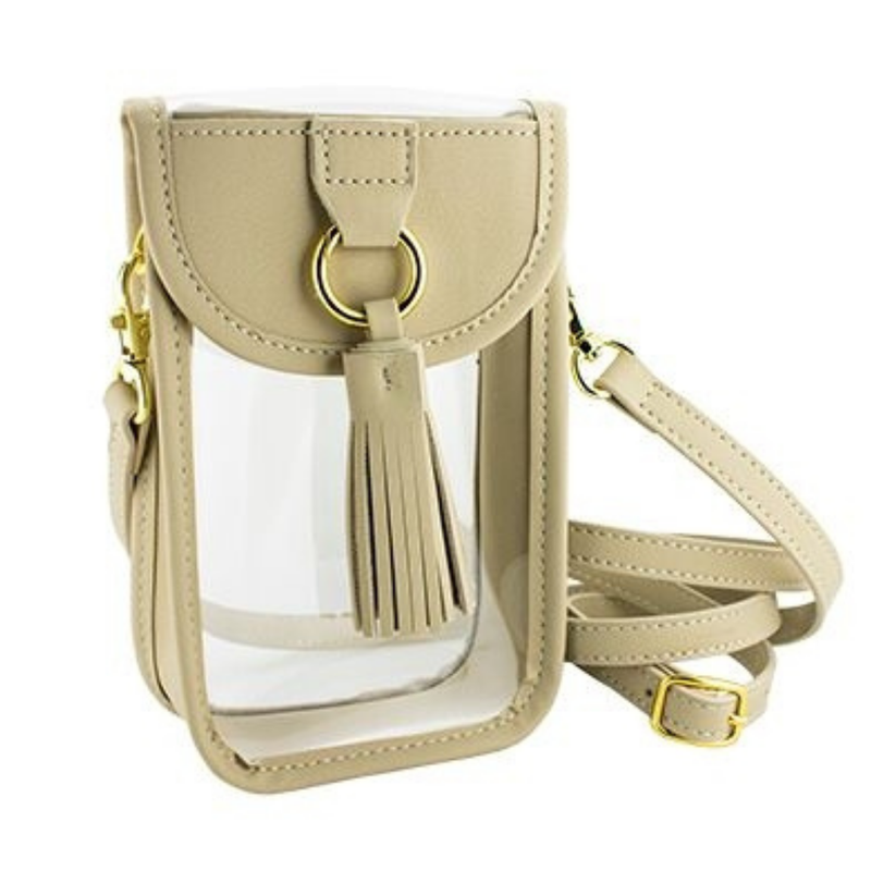 Clear Cell Phone Crossbody Bag