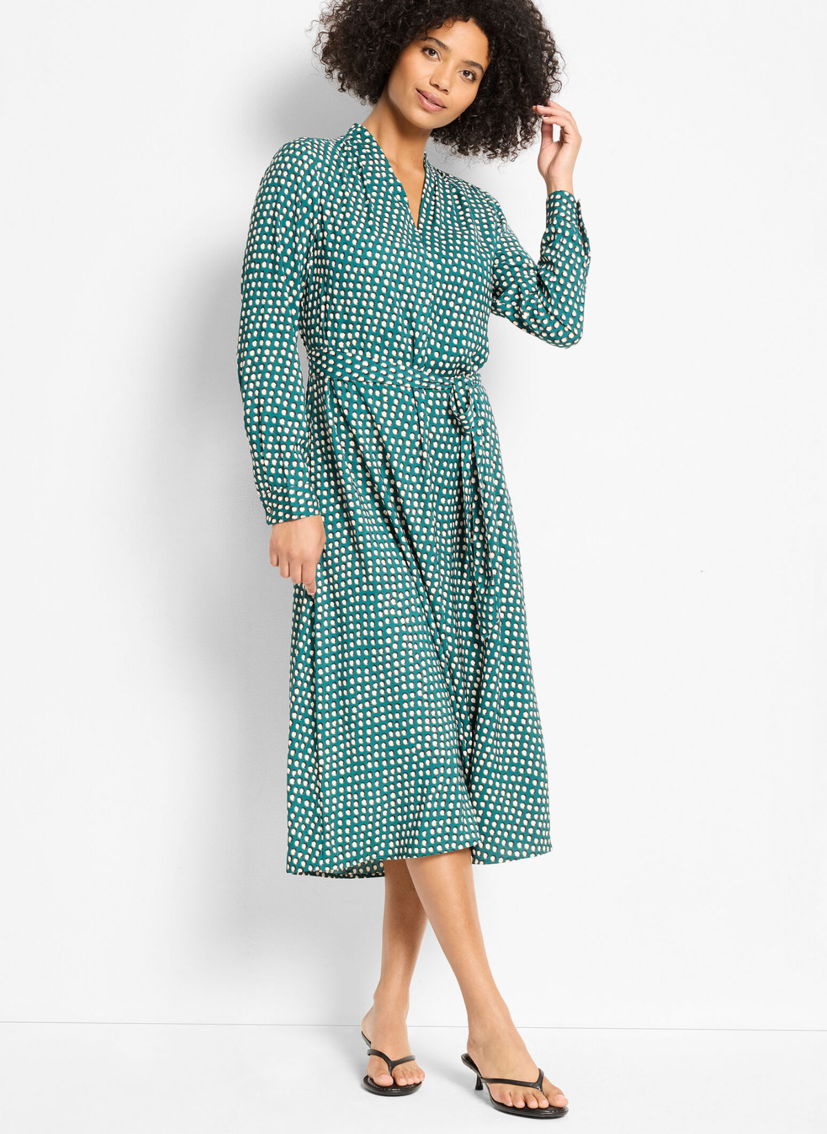Shadow Dot Olivia Dress