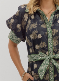 European Garden Midi Dress