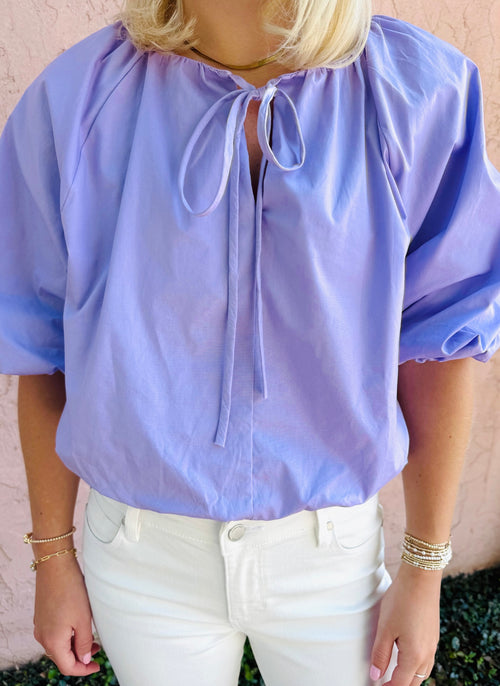 Tatum Bubble Hem Top