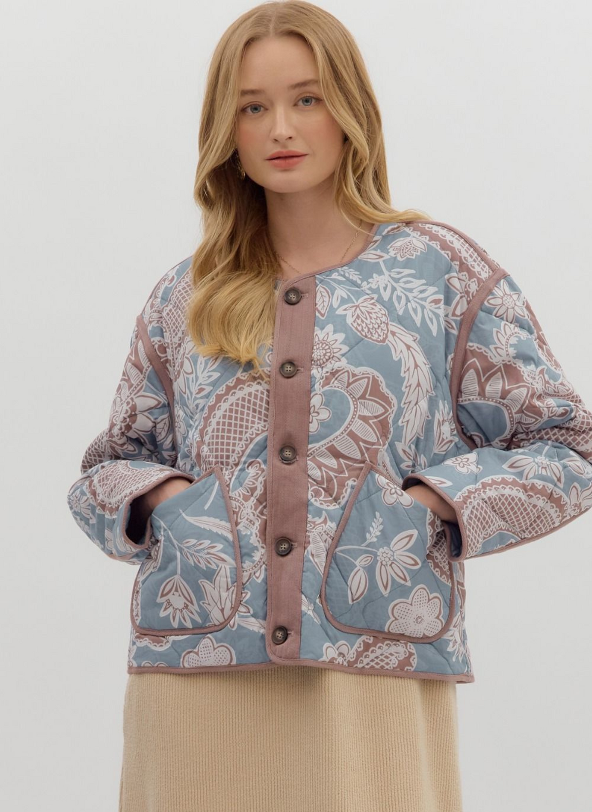 Paisley Quilted Jacket