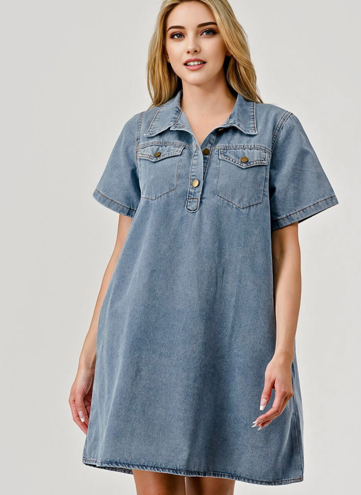 True Blue Denim Dress