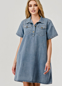 True Blue Denim Dress