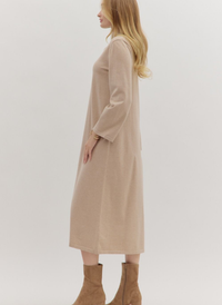 Mock Neck Maxi Sweater Dress