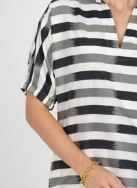 Poppy Maxi Dress- Truffle Stripe