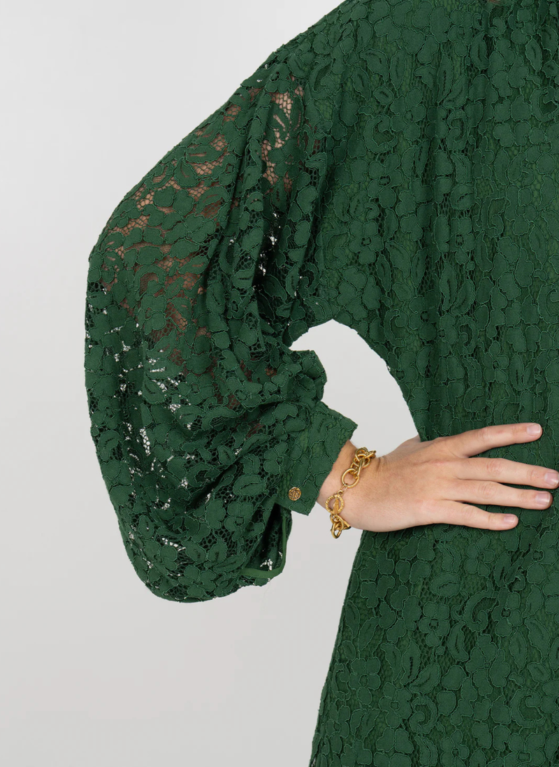 Fiona Dress- Eden Green