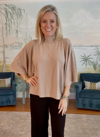 Monica Mock Neck Sweater