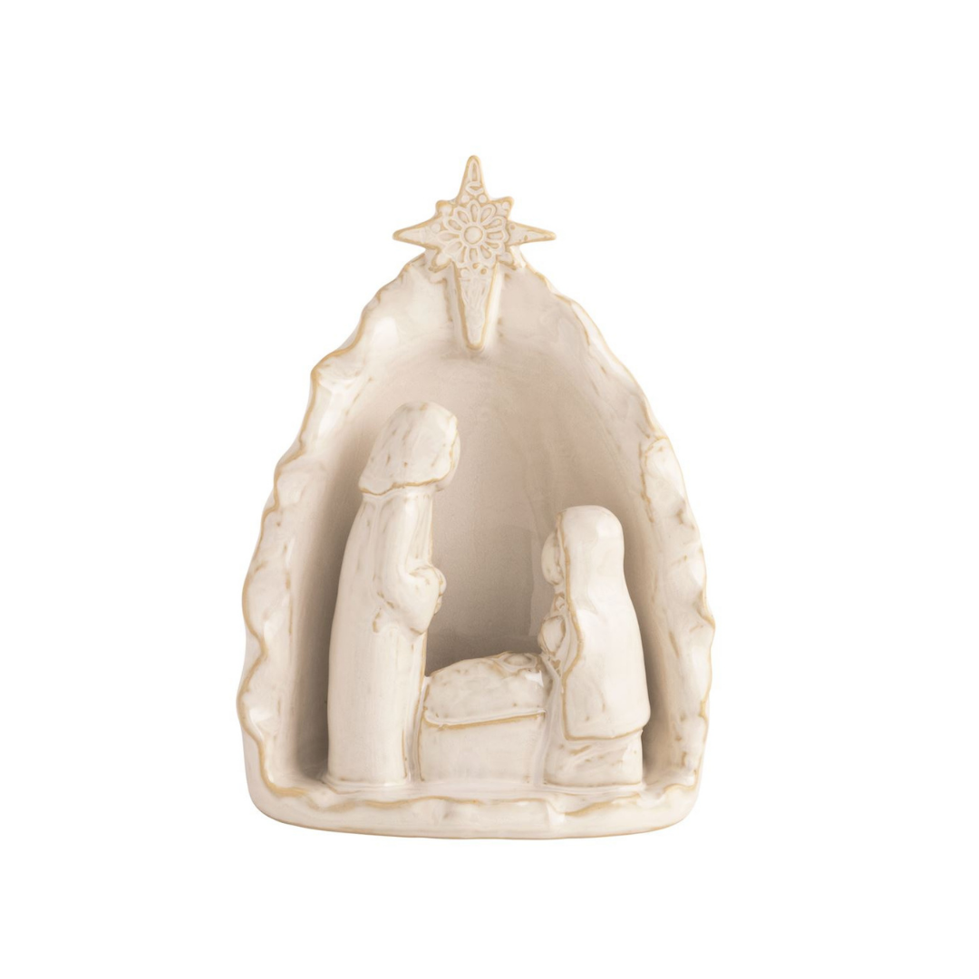 Stoneware Nativity Display