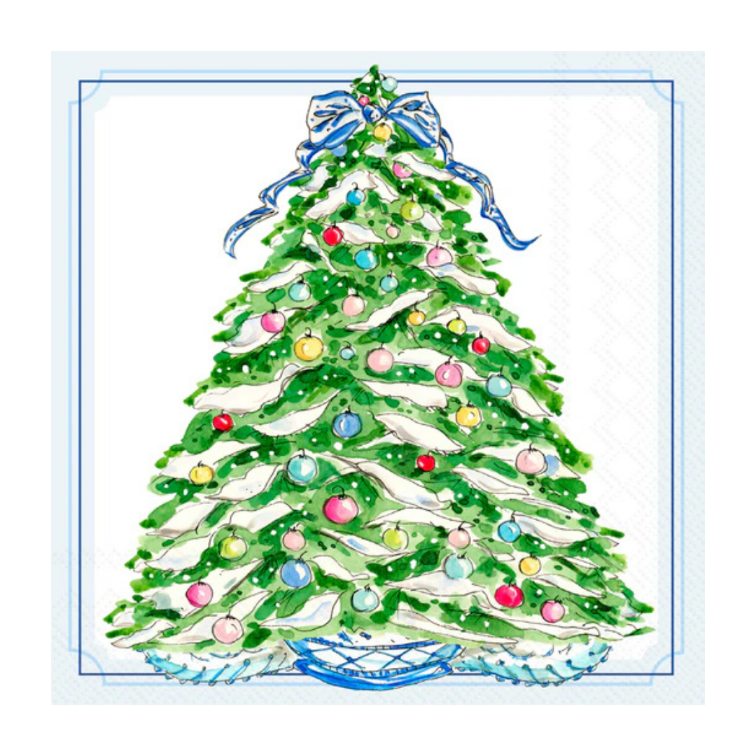 Boxwood Ornaments Cocktail Napkins