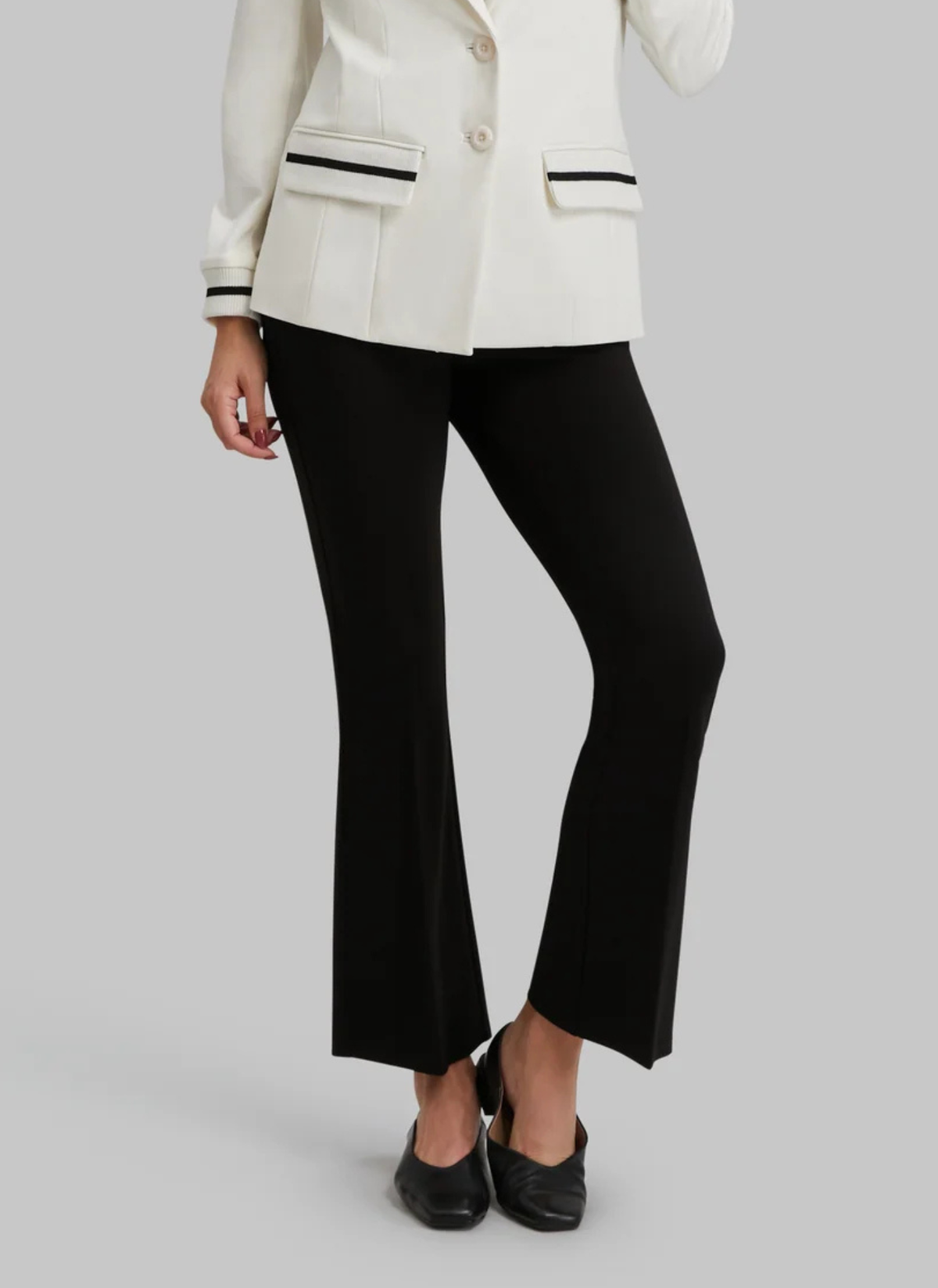 Ella Knit Crop Flare Pant