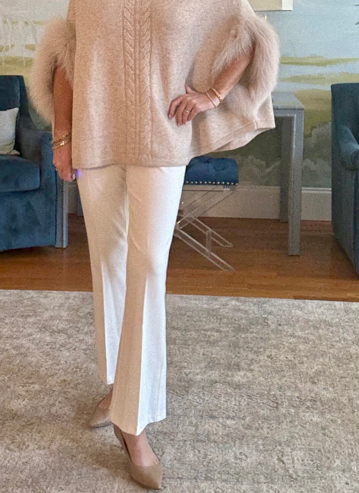 Ella Knit Crop Flare Pant