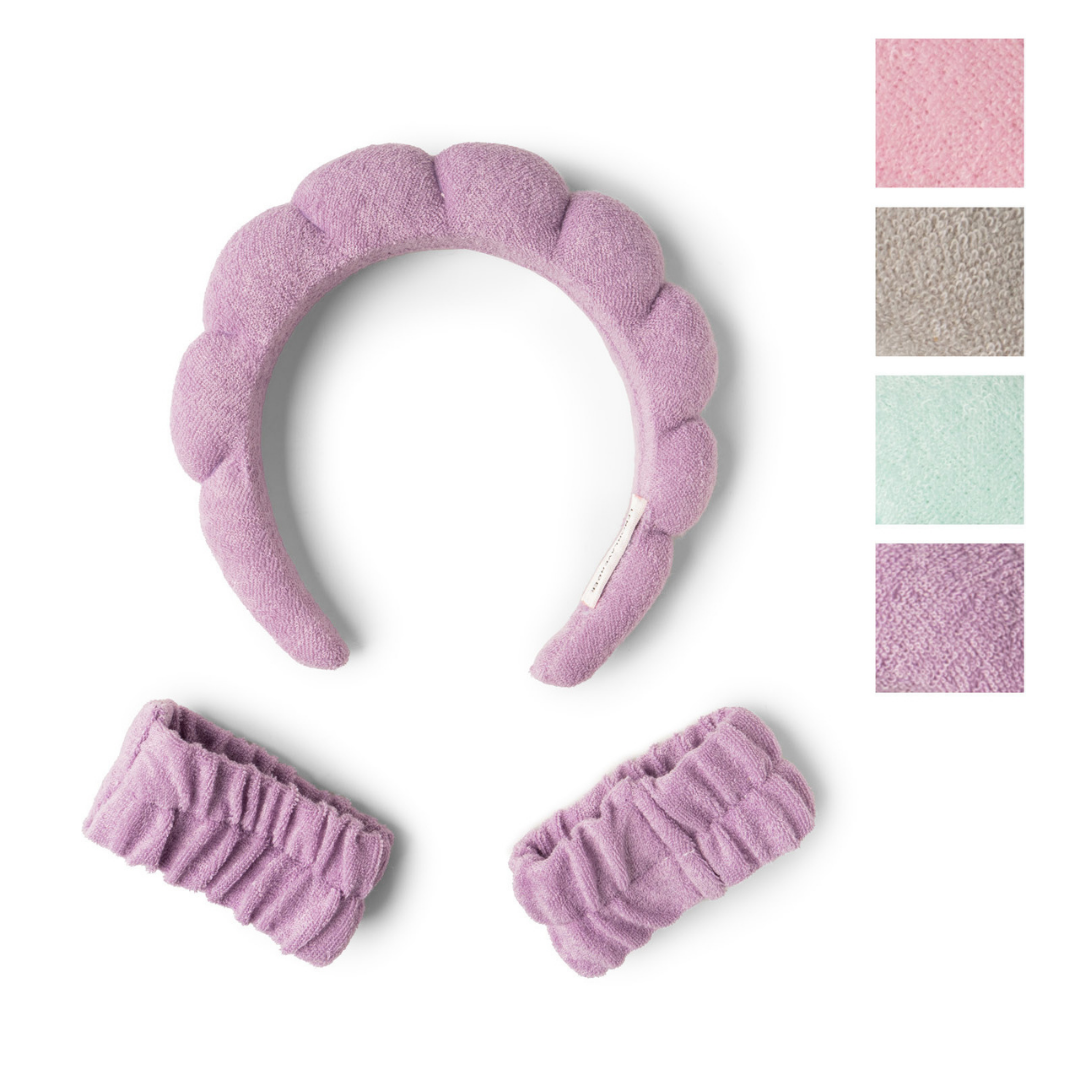 Soft Spa Headband + Dryband Set