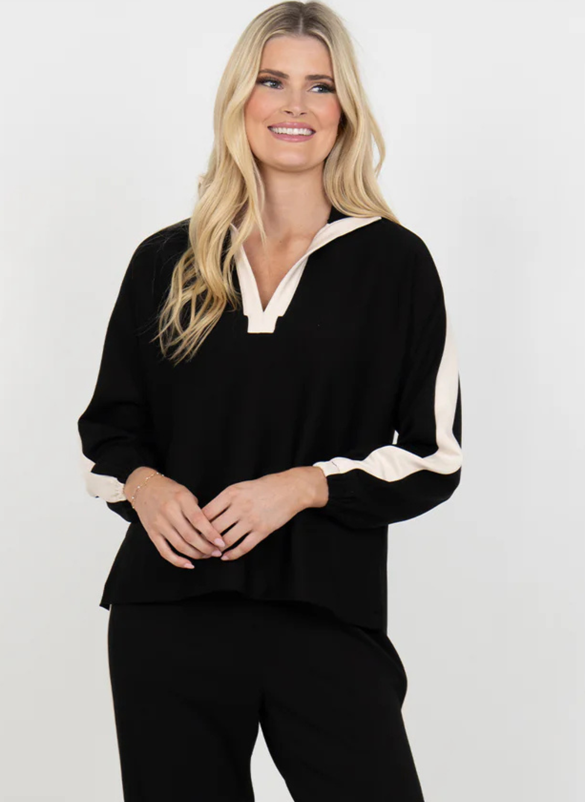 Long Sleeve Poppy - Midnight Vanilla