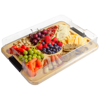 Locking Lid Covered Charcuterie Board