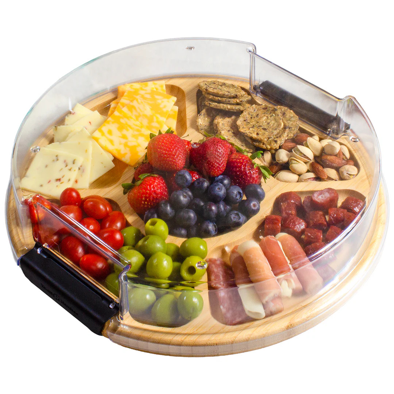 Locking Lid Covered Charcuterie Board