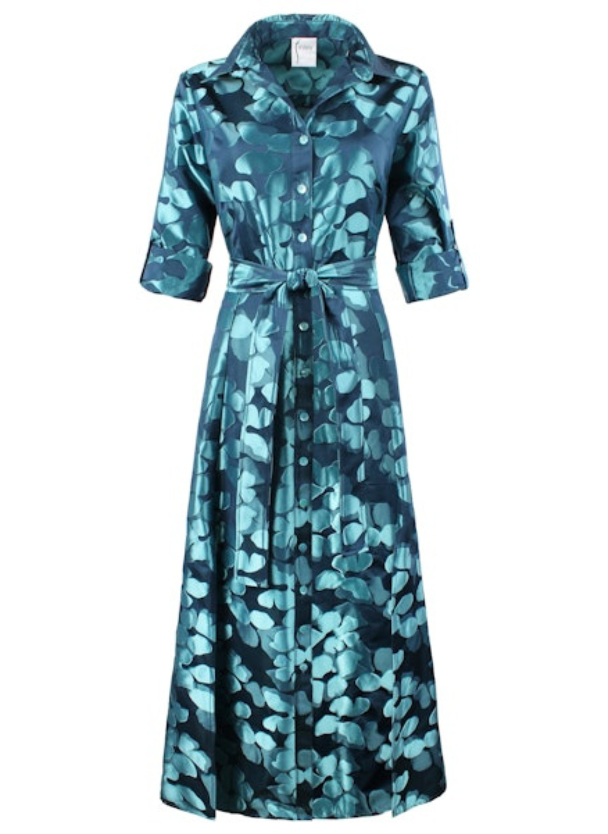 Laine Lilypad Jacquard Shirt Dress