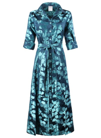 Laine Lilypad Jacquard Shirt Dress