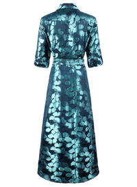 Laine Lilypad Jacquard Shirt Dress