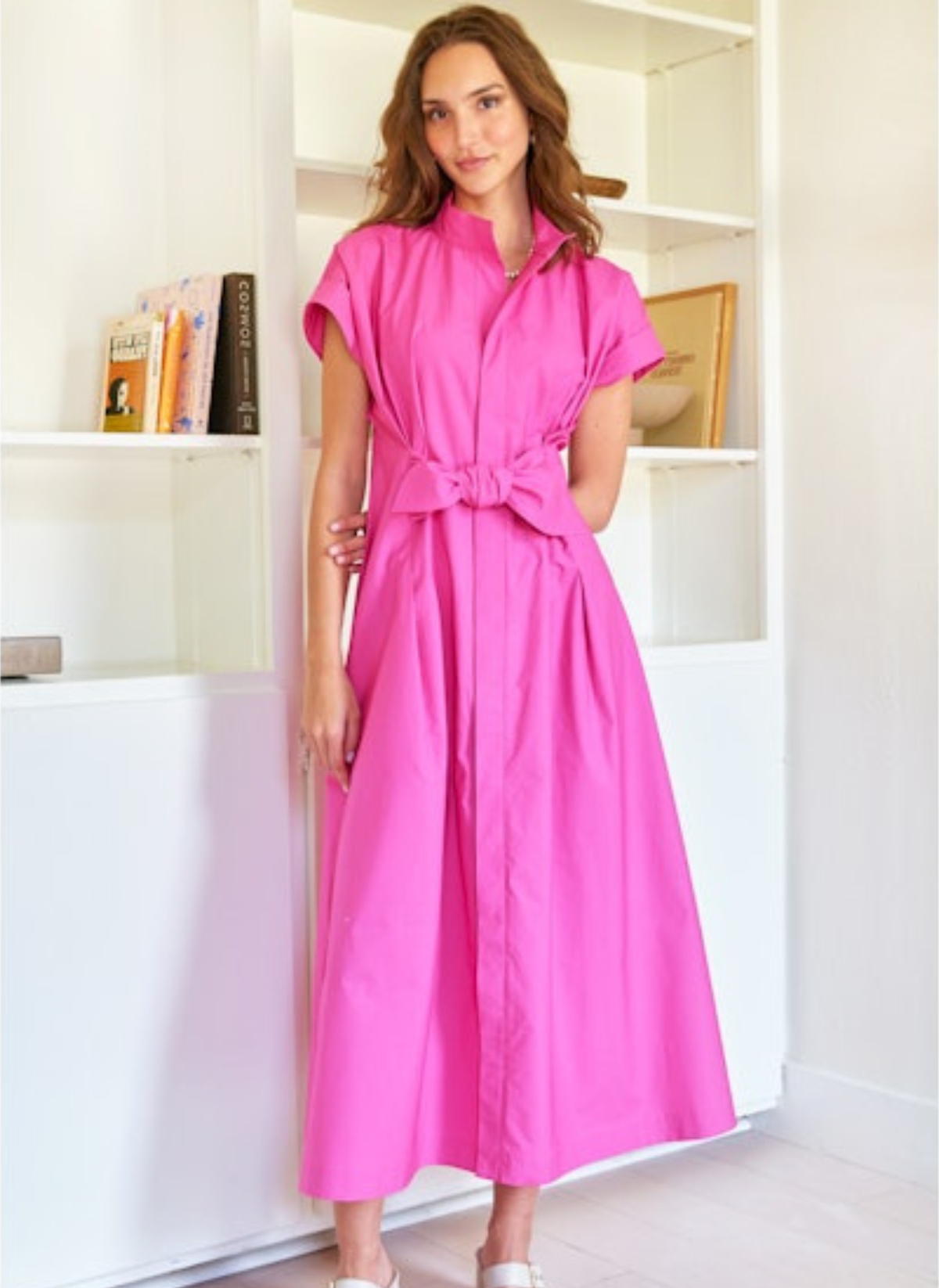 Long Rocky Dress- Fuschia
