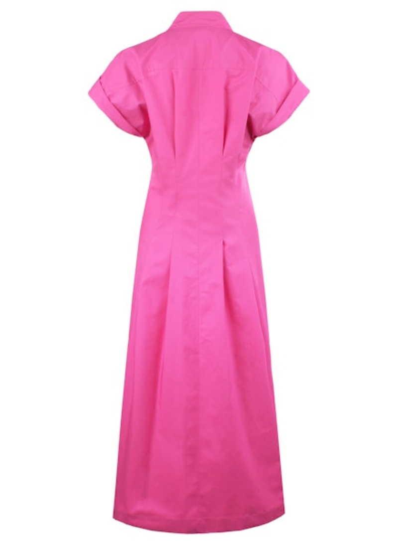 Long Rocky Dress- Fuschia