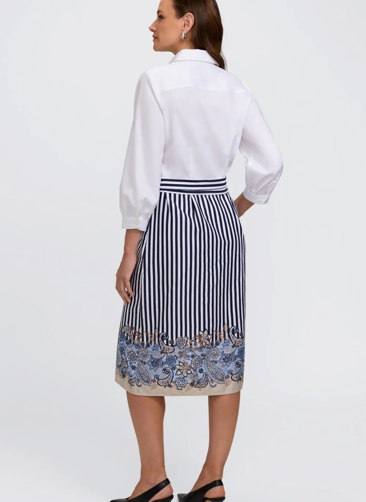 Esther Stripe + Paisley Dress